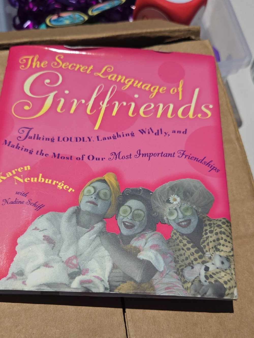 The Secret Language of Girlfriends - Bright Pink Hardcover